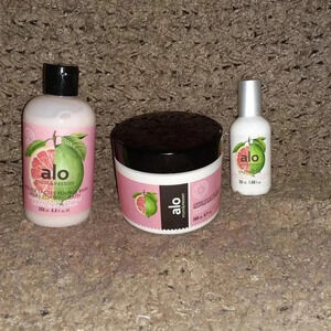 FRUITS &PASSION-Grapefruit/Guava-3 piece Set-Eau Fraiche/Foaming Bath/Body Cream